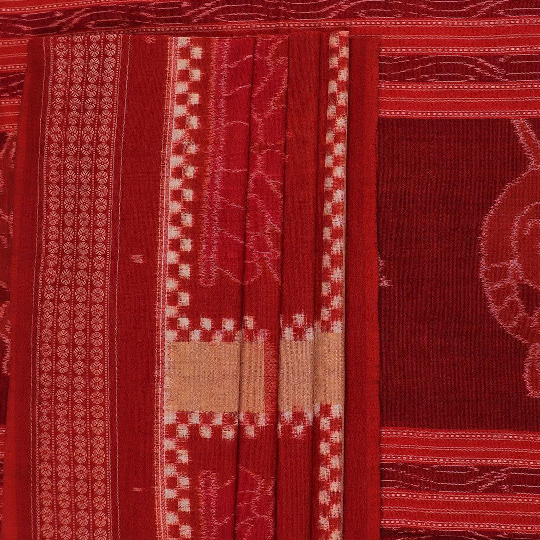 Handloom Sambalpuri Cotton Ikkat Saree Handloom Saree_Cotton Priyadarshini Handloom