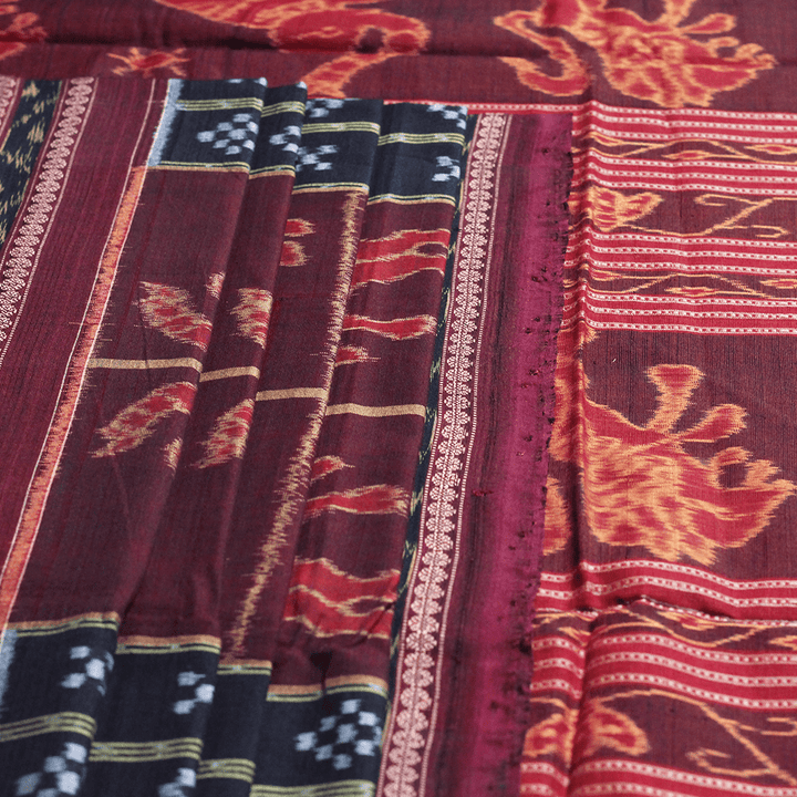Handloom Sambalpuri Cotton Ikkat Saree Handloom Saree_Cotton Priyadarshini Handloom