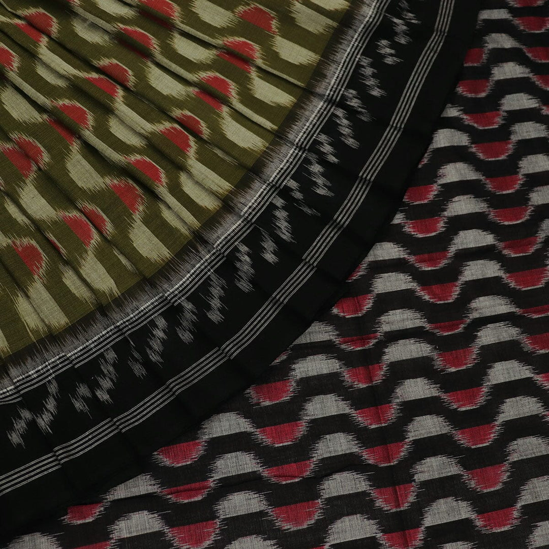 Handloom Sambalpuri Cotton Ikkat Saree Handloom Saree_Cotton Priyadarshini Handloom