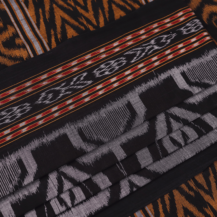 Handloom Sambalpuri Cotton Ikkat Saree Handloom Saree_Cotton Priyadarshini Handloom