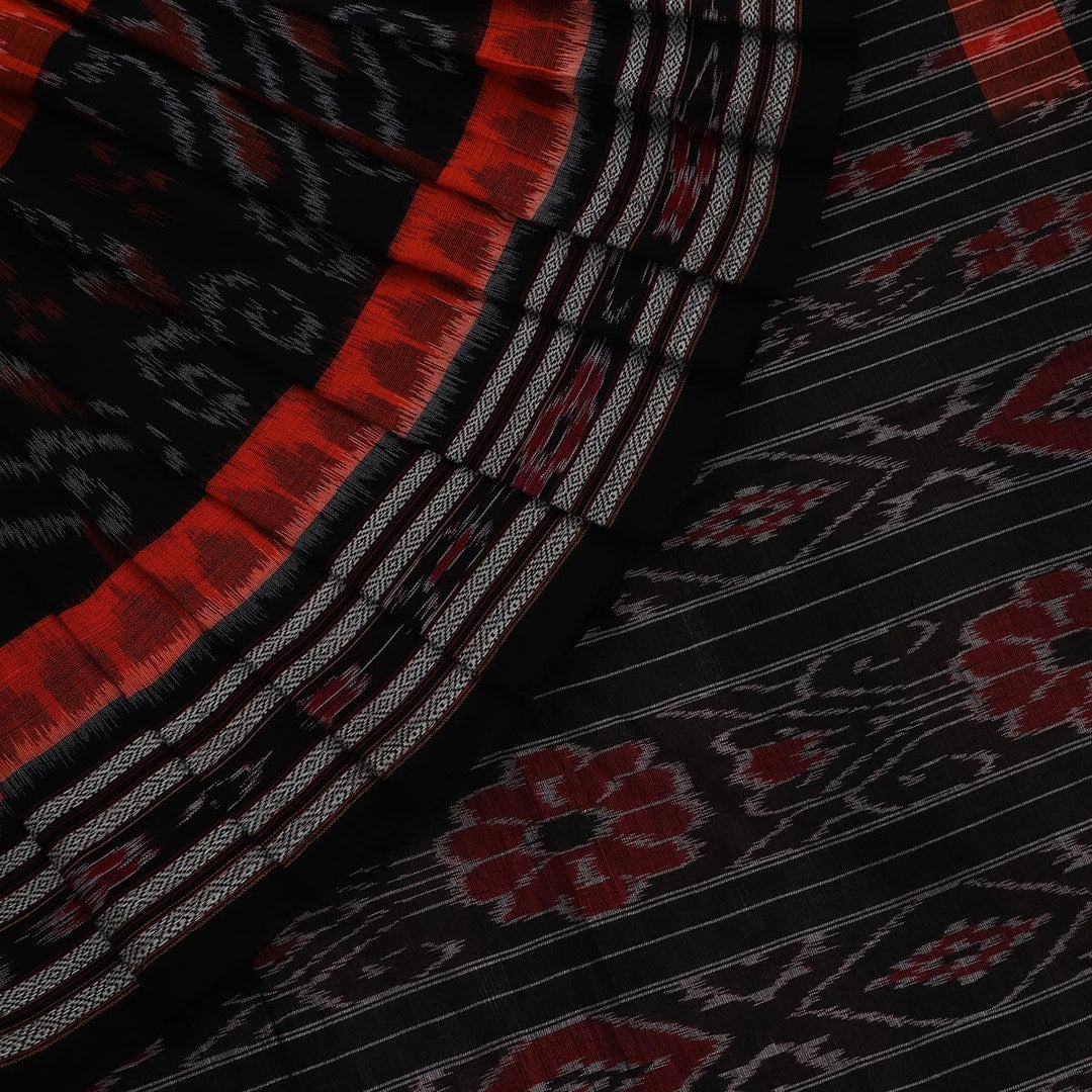 Handloom Sambalpuri Cotton Ikkat Saree Handloom Saree_Cotton Priyadarshini Handloom