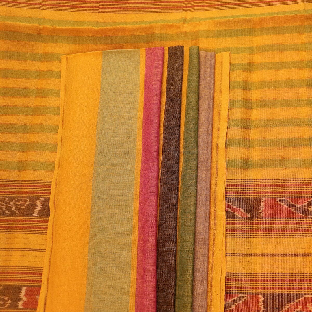 Handloom Sambalpuri Cotton Ikkat Saree Handloom Saree_Cotton Priyadarshini Handloom