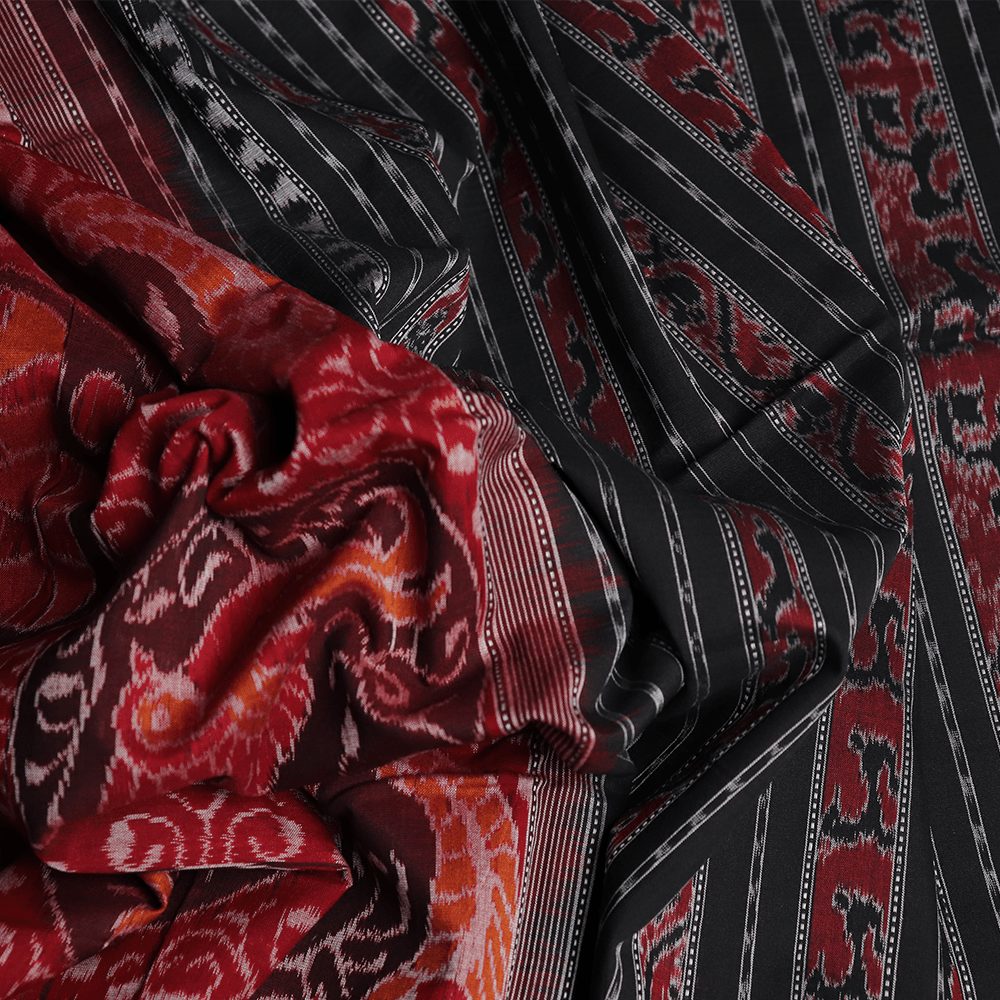 Handloom Sambalpuri Cotton Ikkat Saree Handloom Saree_Cotton Priyadarshini Handloom