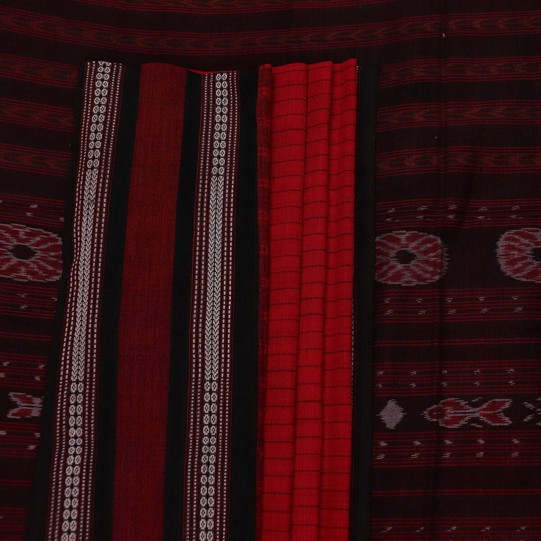 Handloom Sambalpuri Cotton Ikkat Saree Handloom Saree_Cotton Priyadarshini Handloom