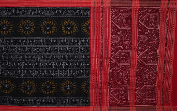 Handloom Sambalpuri Cotton Ikkat Saree Handloom Saree_Cotton Priyadarshini Handloom
