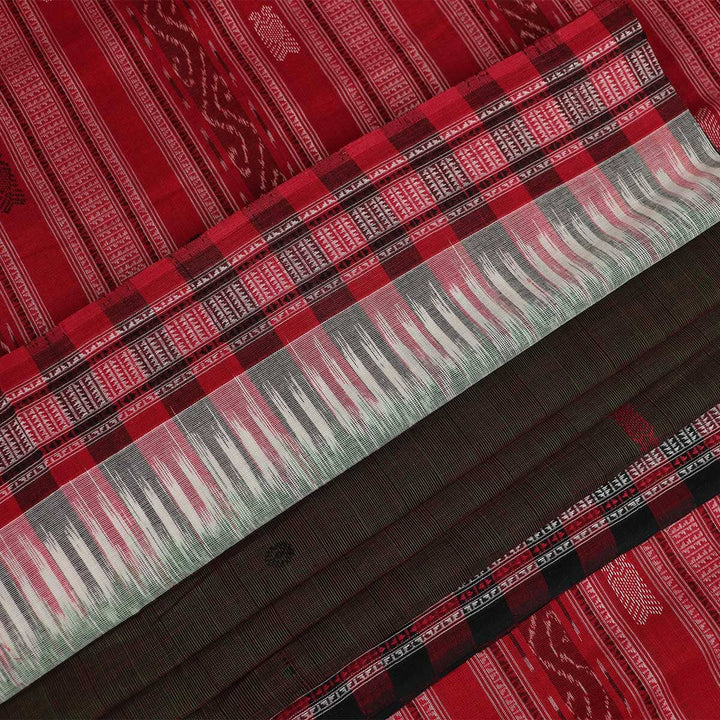 Handloom Sambalpuri Cotton Ikkat Saree Handloom Saree_Cotton Priyadarshini Handloom