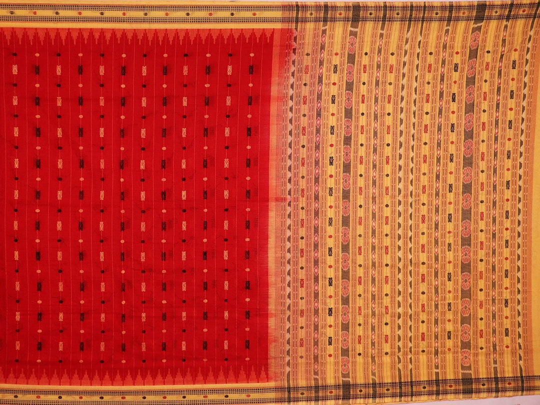 Handloom Sambalpuri Cotton Ikkat Saree Handloom Saree_Cotton Priyadarshini Handloom