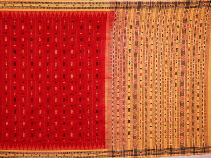 Handloom Sambalpuri Cotton Ikkat Saree Handloom Saree_Cotton Priyadarshini Handloom