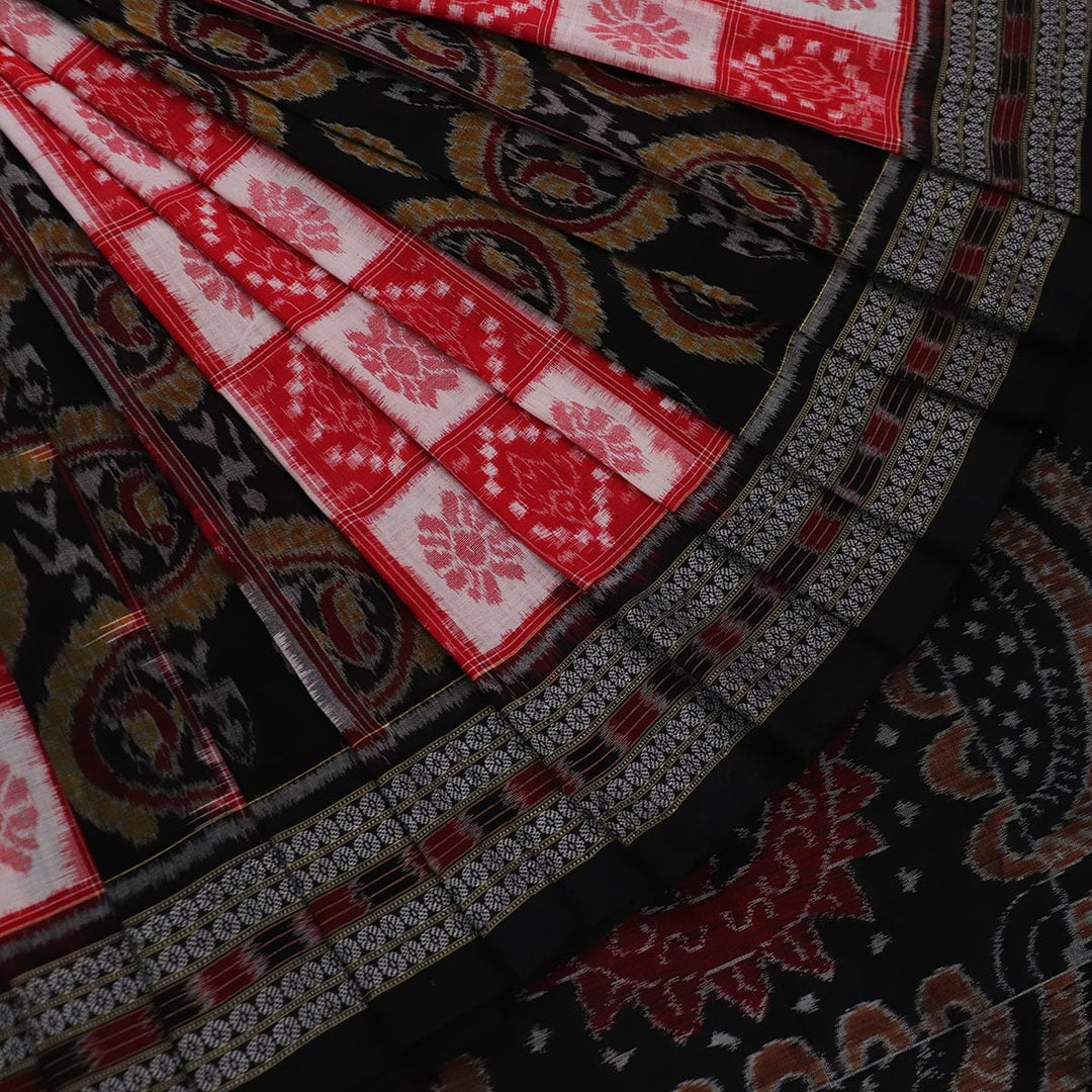 Handloom Sambalpuri Cotton Ikkat Saree Handloom Saree_Cotton Priyadarshini Handloom