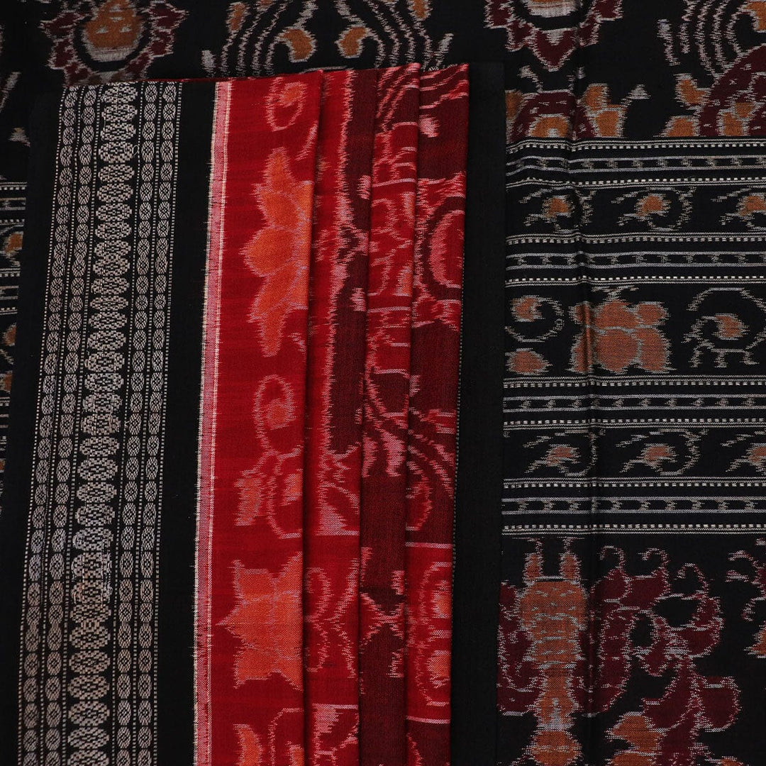 Handloom Sambalpuri Cotton Ikkat Saree Handloom Saree_Cotton Priyadarshini Handloom