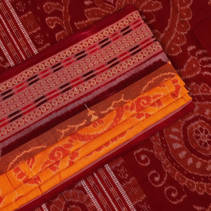 Handloom Sambalpuri Cotton Ikkat Saree Handloom Saree_Cotton Priyadarshini Handloom