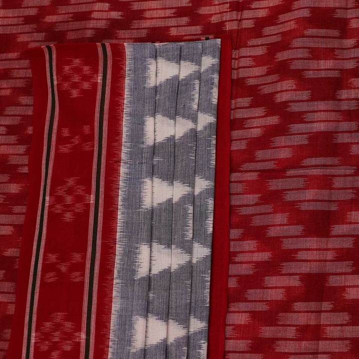 Handloom Sambalpuri Cotton Ikkat Saree Handloom Saree_Cotton Priyadarshini Handloom