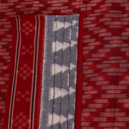 Handloom Sambalpuri Cotton Ikkat Saree Handloom Saree_Cotton Priyadarshini Handloom