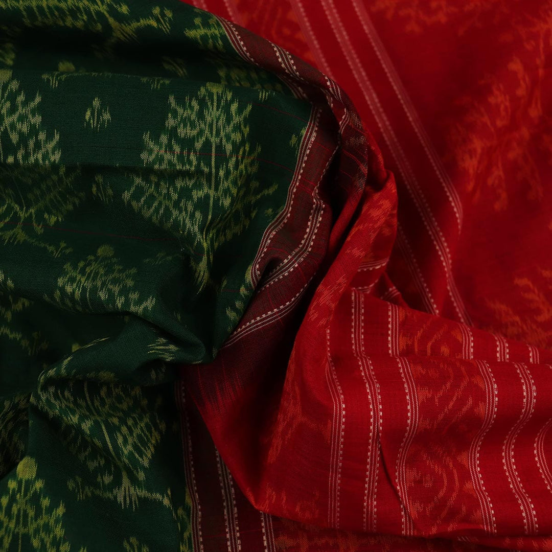 Handloom Sambalpuri Cotton Ikkat Saree Handloom Saree_Cotton Priyadarshini Handloom