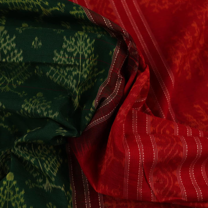 Handloom Sambalpuri Cotton Ikkat Saree Handloom Saree_Cotton Priyadarshini Handloom
