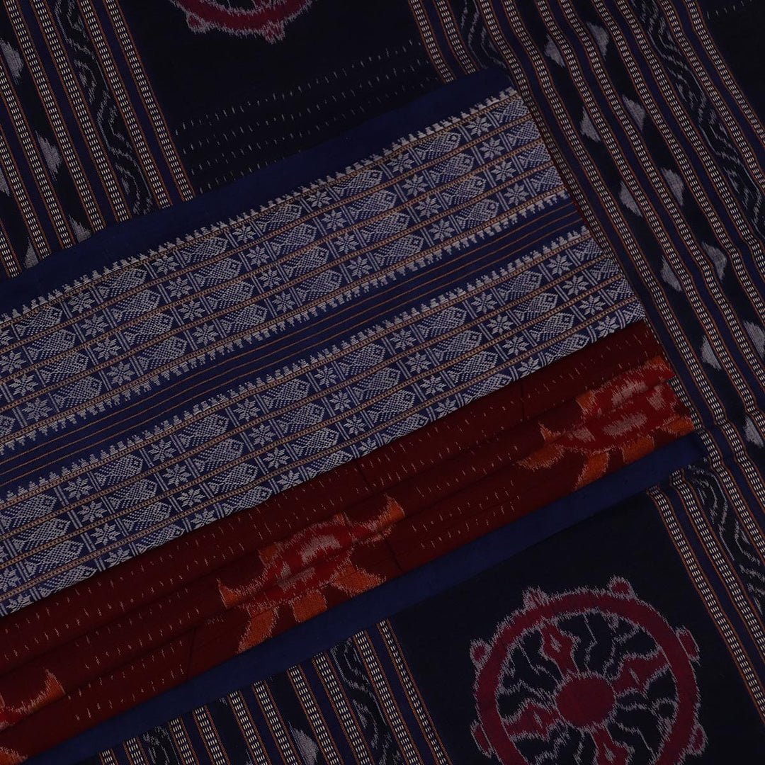 Handloom Sambalpuri Cotton Ikkat Saree Handloom Saree_Cotton Priyadarshini Handloom