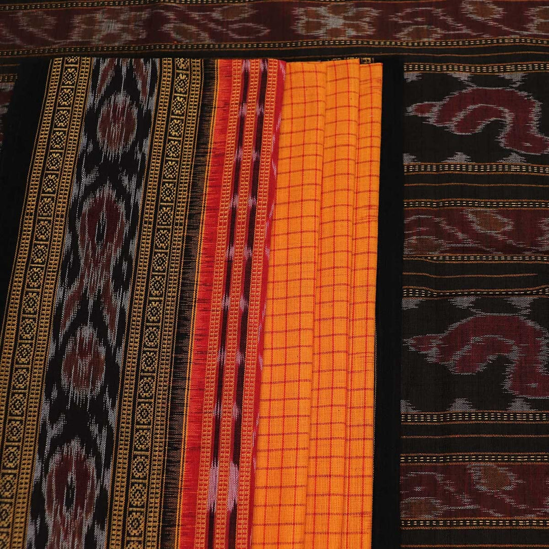 Handloom Sambalpuri Cotton Ikkat Saree Handloom Saree_Cotton Priyadarshini Handloom