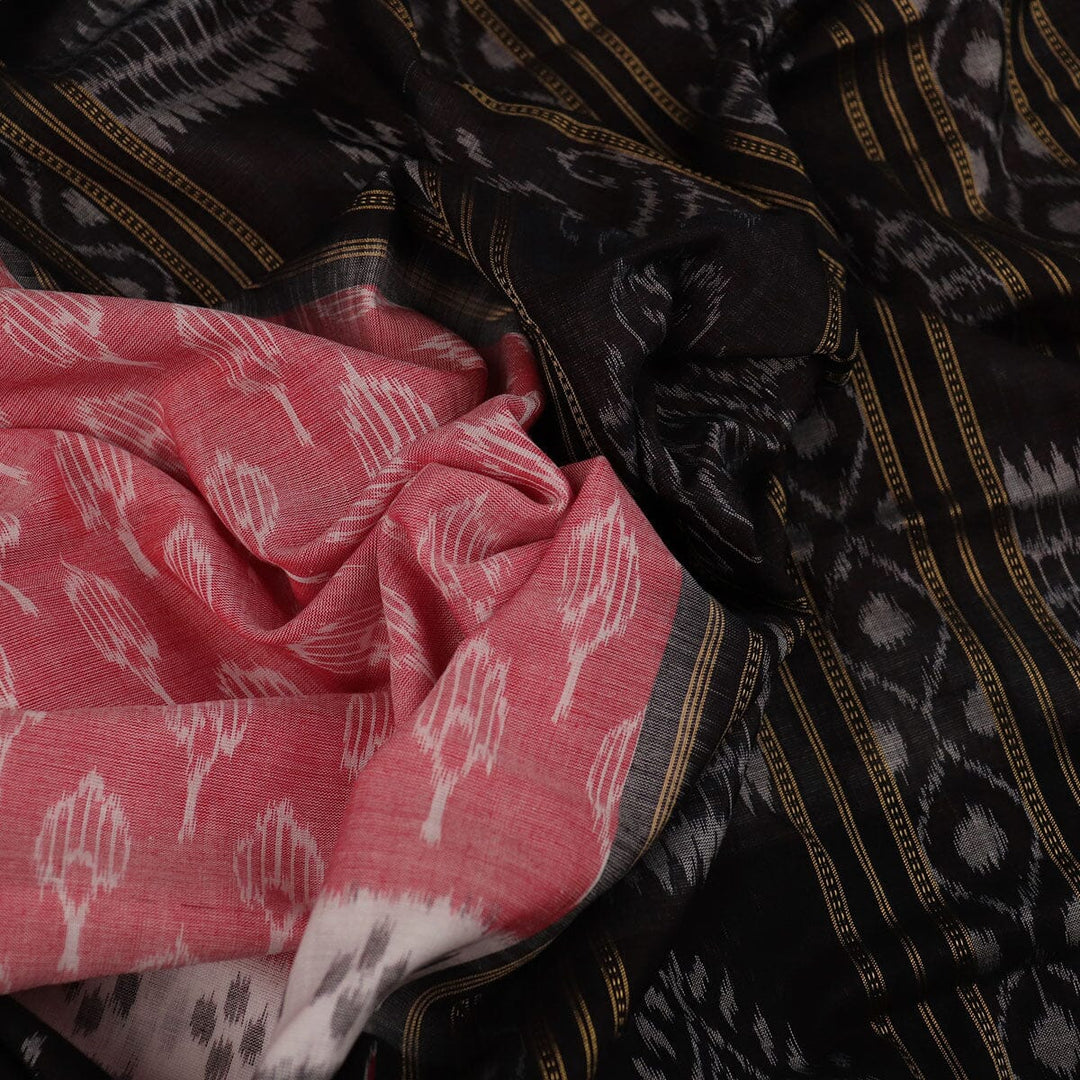 Handloom Sambalpuri Cotton Ikkat Saree Handloom Saree_Cotton Priyadarshini Handloom