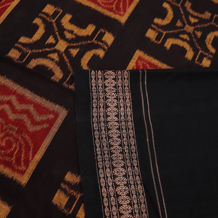 Handloom Sambalpuri Cotton Ikkat Saree Handloom Saree_Cotton Priyadarshini Handloom