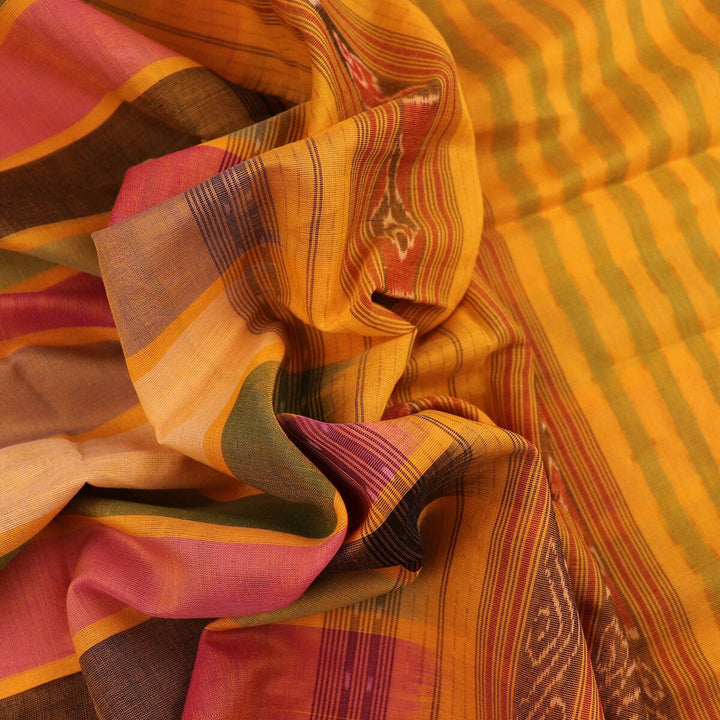 Handloom Sambalpuri Cotton Ikkat Saree Handloom Saree_Cotton Priyadarshini Handloom