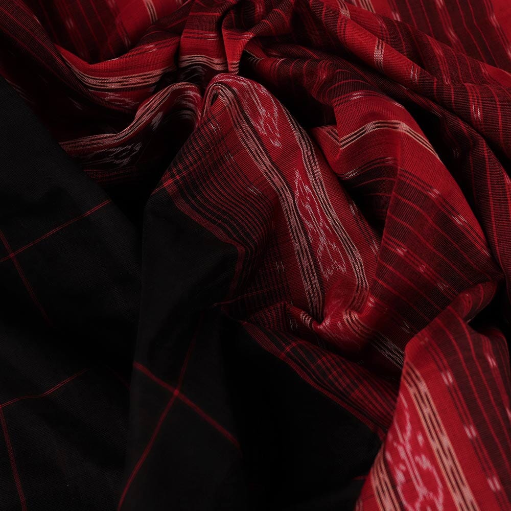 Handloom Sambalpuri Cotton Ikkat Saree Handloom Saree_Cotton Priyadarshini Handloom