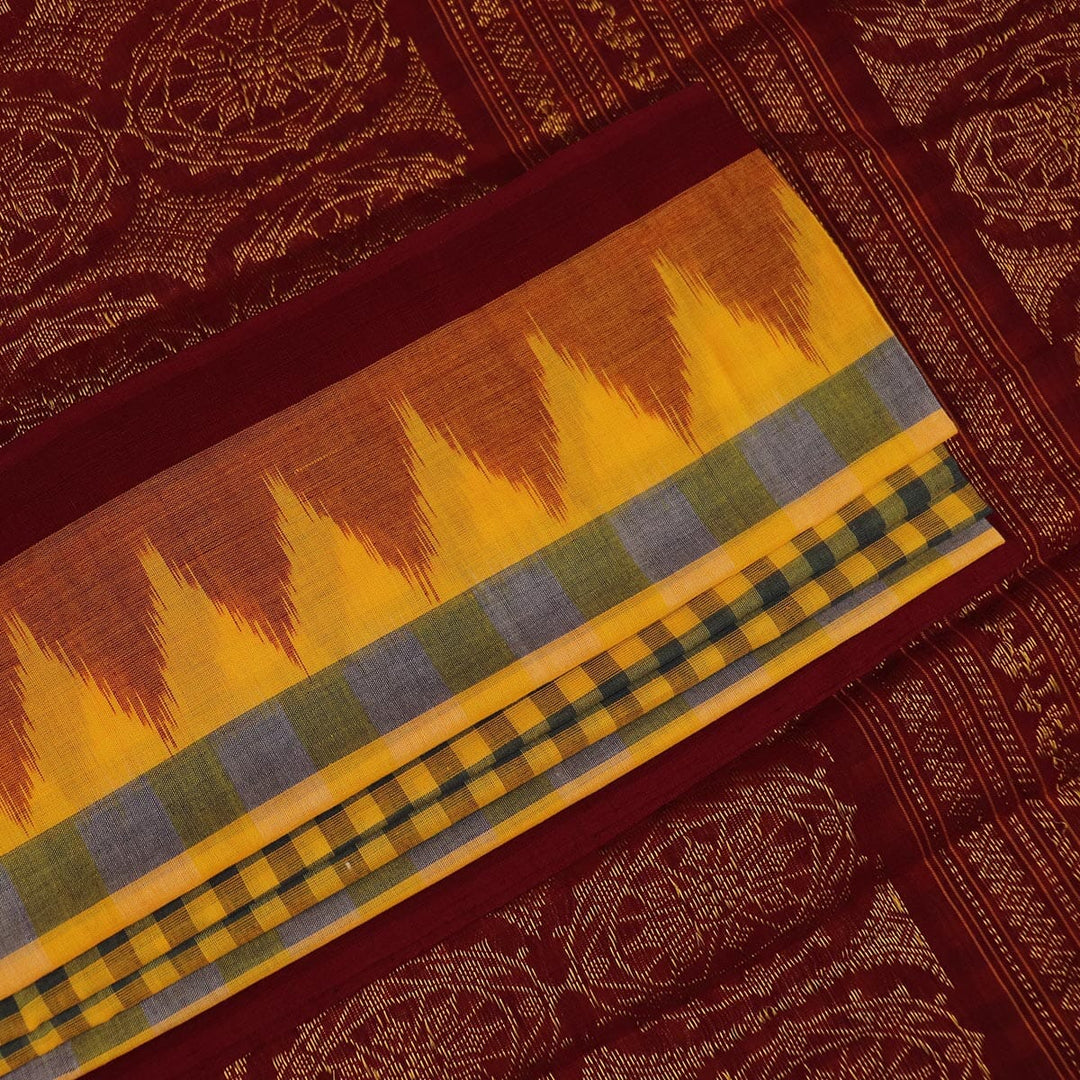 Handloom Sambalpuri Cotton Ikkat Saree Handloom Saree_Cotton Priyadarshini Handloom