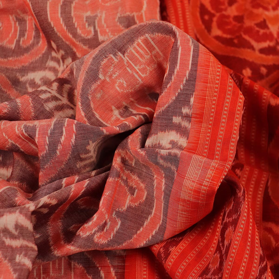 Handloom Sambalpuri Cotton Ikkat Saree Handloom Saree_Cotton Priyadarshini Handloom