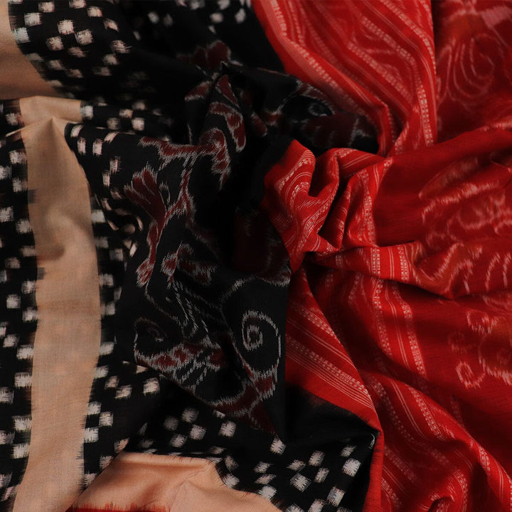 Handloom Sambalpuri Cotton Ikkat Saree Handloom Saree_Cotton Priyadarshini Handloom