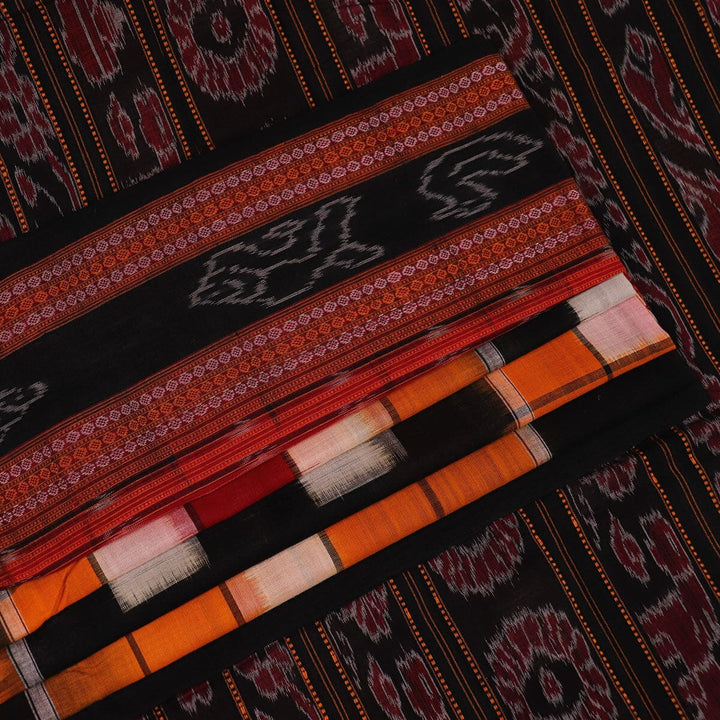 Handloom Sambalpuri Cotton Ikkat Saree Handloom Saree_Cotton Priyadarshini Handloom