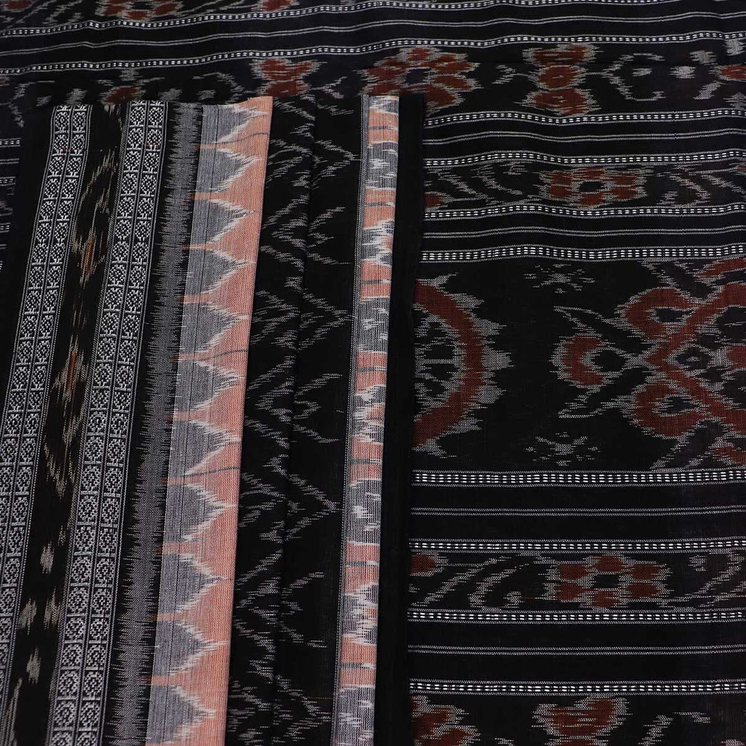 Handloom Sambalpuri Cotton Ikkat Saree Handloom Saree_Cotton Priyadarshini Handloom