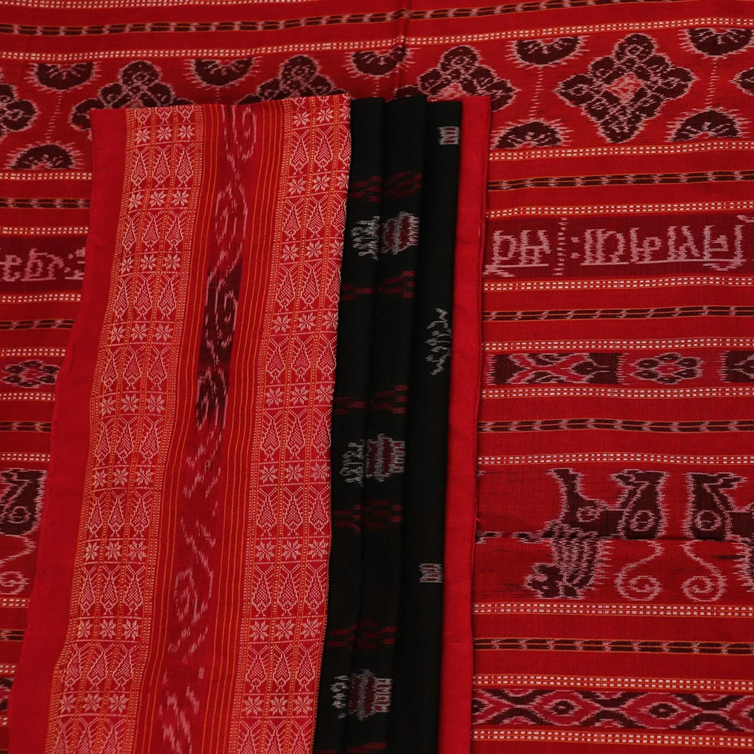 Handloom Sambalpuri Cotton Ikkat Saree Handloom Saree_Cotton Priyadarshini Handloom