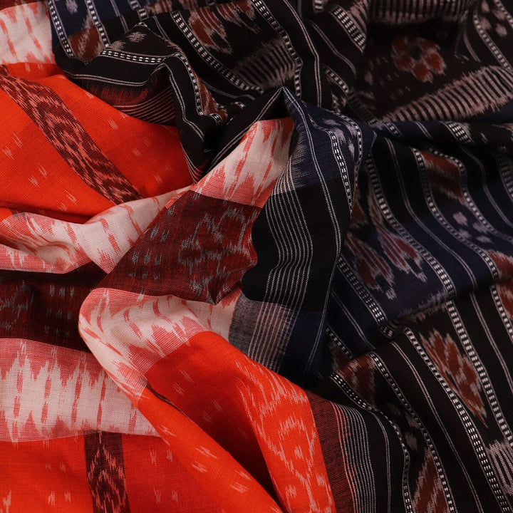 Handloom Sambalpuri Cotton Ikkat Saree Handloom Saree_Cotton Priyadarshini Handloom
