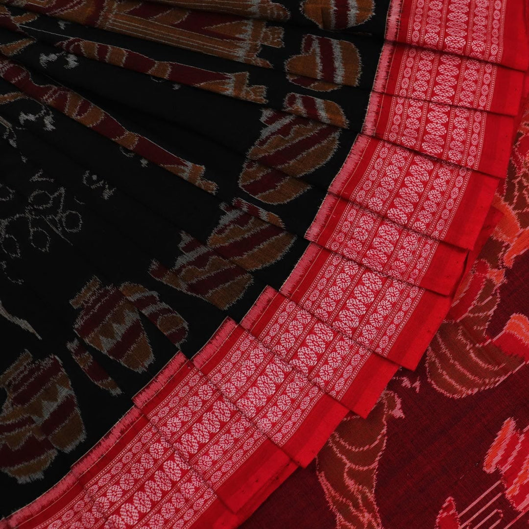 Handloom Sambalpuri Cotton Ikkat Saree Handloom Saree_Cotton Priyadarshini Handloom