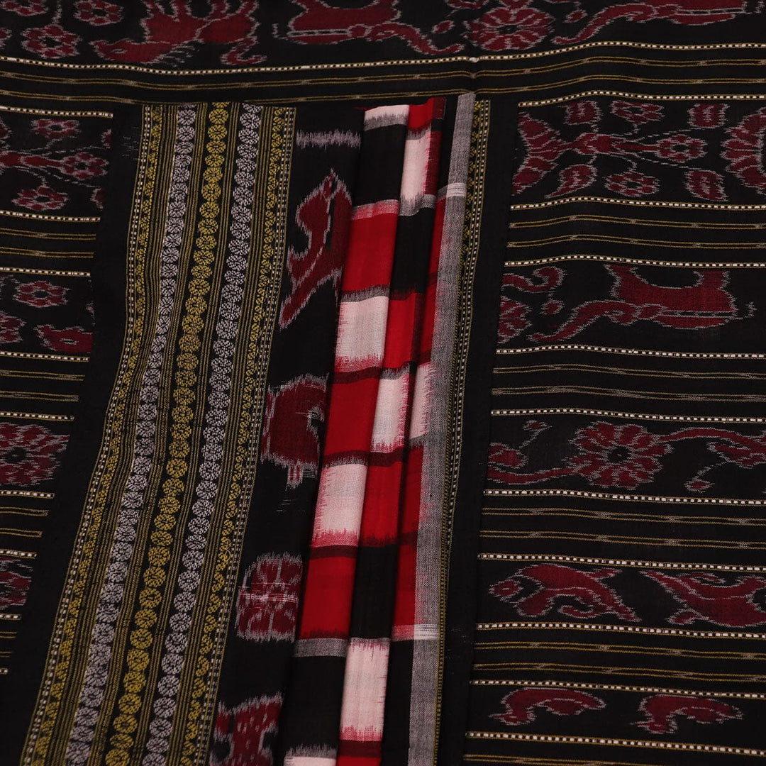 Handloom Sambalpuri Cotton Ikkat Saree Handloom Saree_Cotton Priyadarshini Handloom