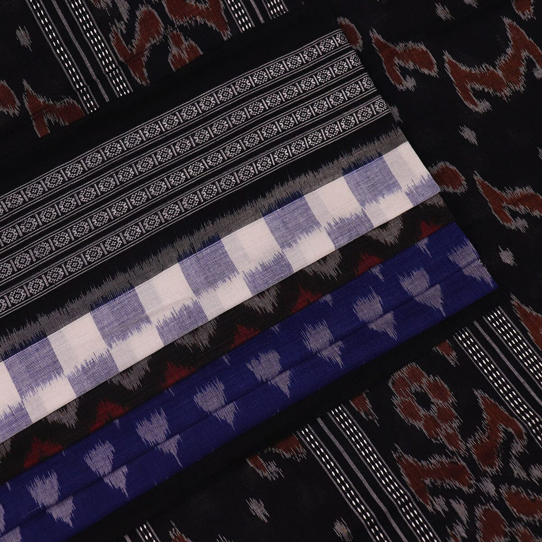 Handloom Sambalpuri Cotton Ikkat Saree Handloom Saree_Cotton Priyadarshini Handloom