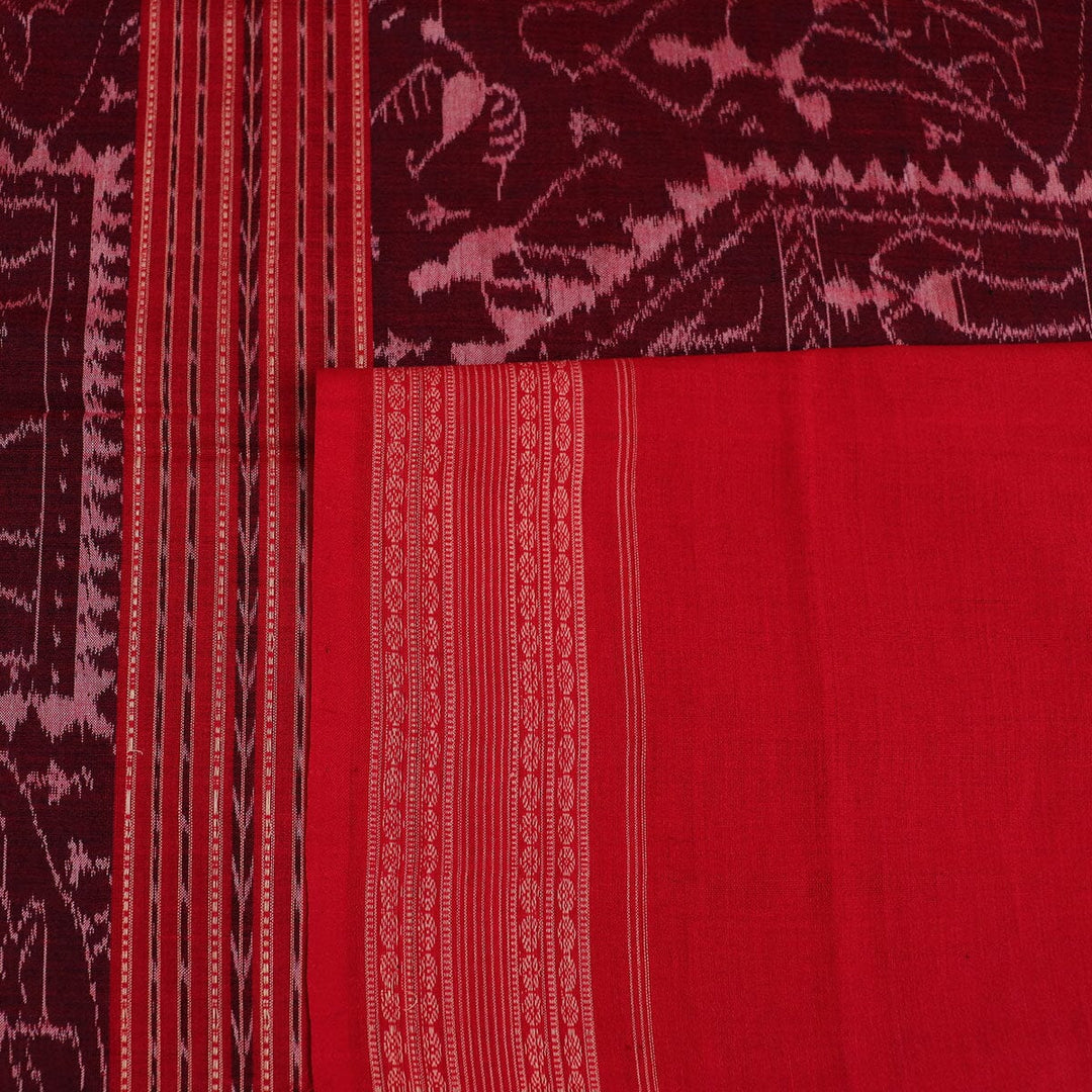 Handloom Sambalpuri Cotton Ikkat Saree Handloom Saree_Cotton Priyadarshini Handloom