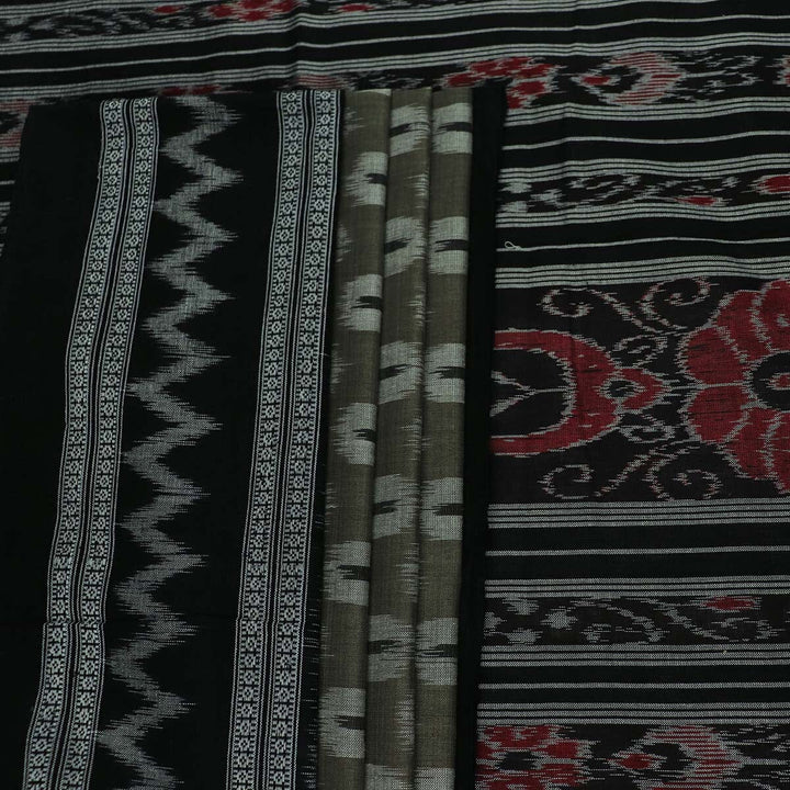 Handloom Sambalpuri Cotton Ikkat Saree Handloom Saree_Cotton Priyadarshini Handloom