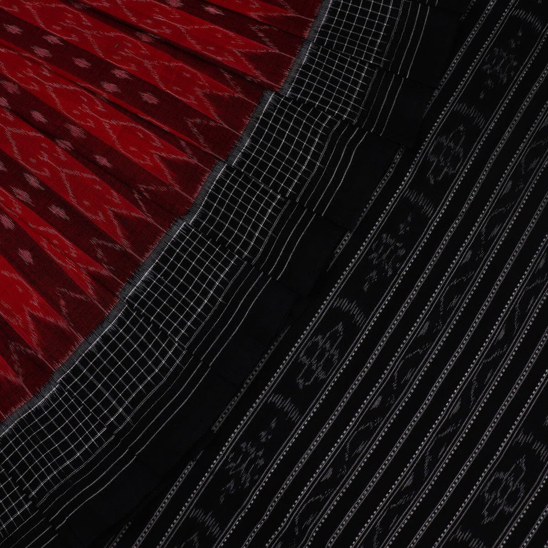 Handloom Sambalpuri Cotton Ikkat Saree Handloom Saree_Cotton Priyadarshini Handloom