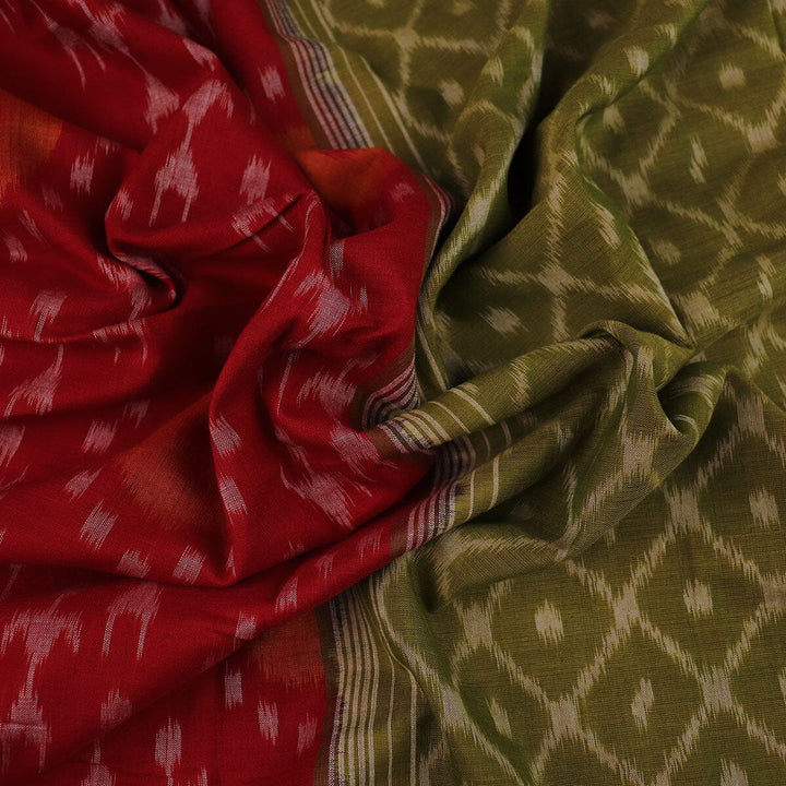 Handloom Sambalpuri Cotton Ikkat Saree Handloom Saree_Cotton Priyadarshini Handloom