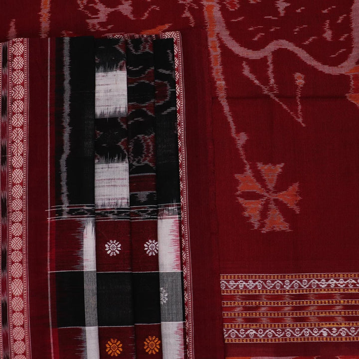 Handloom Sambalpuri Cotton Ikkat Saree Handloom Saree_Cotton Priyadarshini Handloom