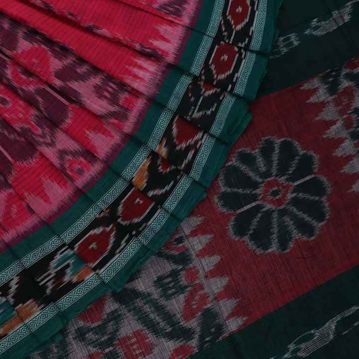 Handloom Sambalpuri Cotton Ikkat Saree Handloom Saree_Cotton Priyadarshini Handloom