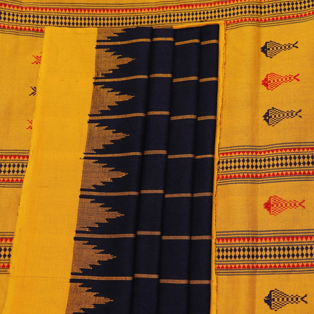 Handloom Sambalpuri Cotton Ikkat Saree Handloom Saree_Cotton Priyadarshini Handloom