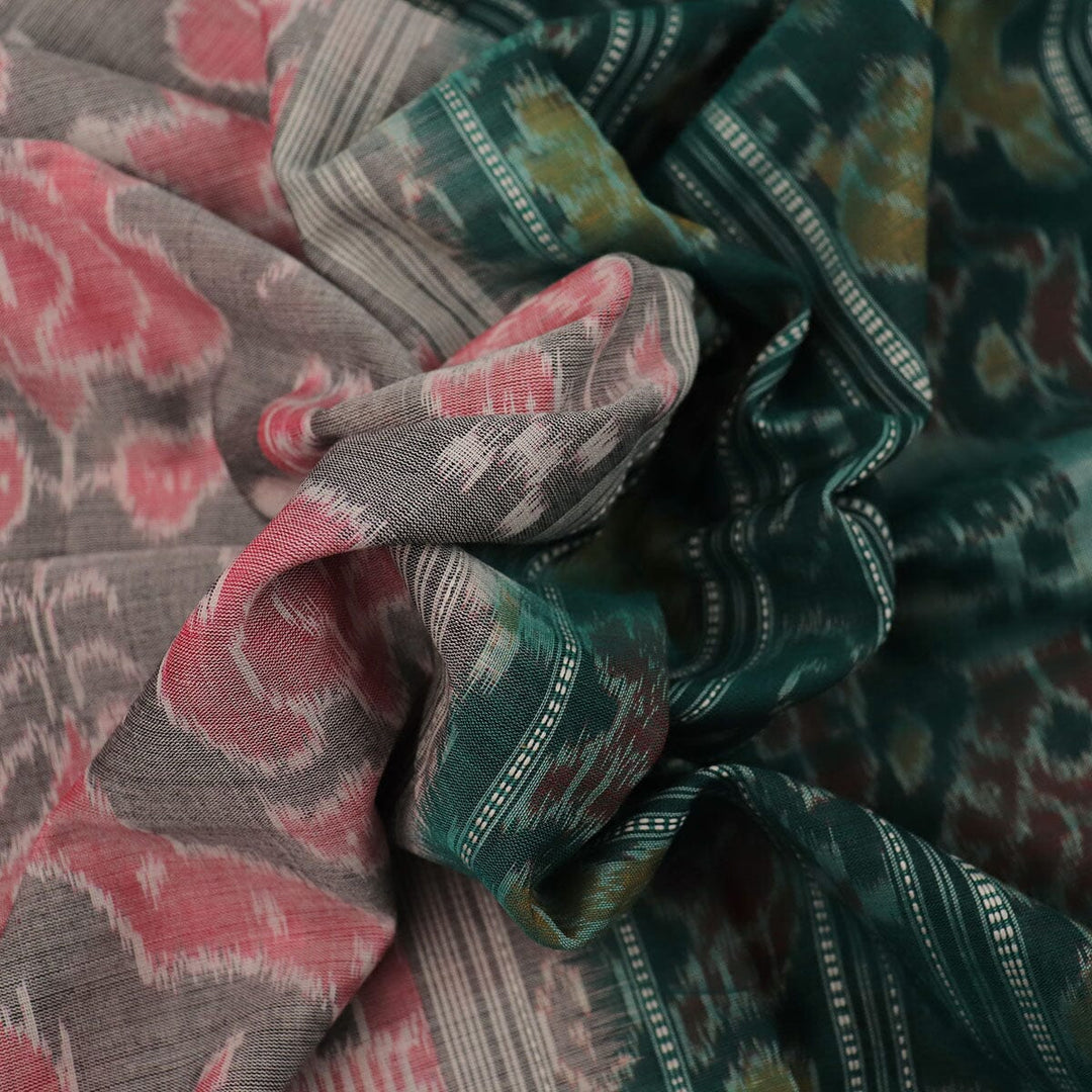 Handloom Sambalpuri Cotton Ikkat Saree Handloom Saree_Cotton Priyadarshini Handloom