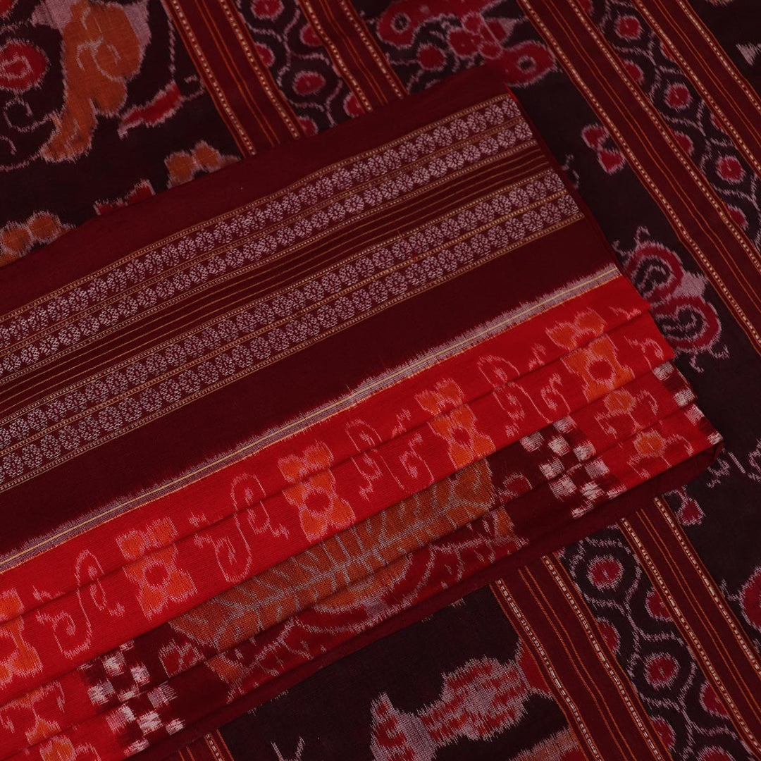 Handloom Sambalpuri Cotton Ikkat Saree Handloom Saree_Cotton Priyadarshini Handloom