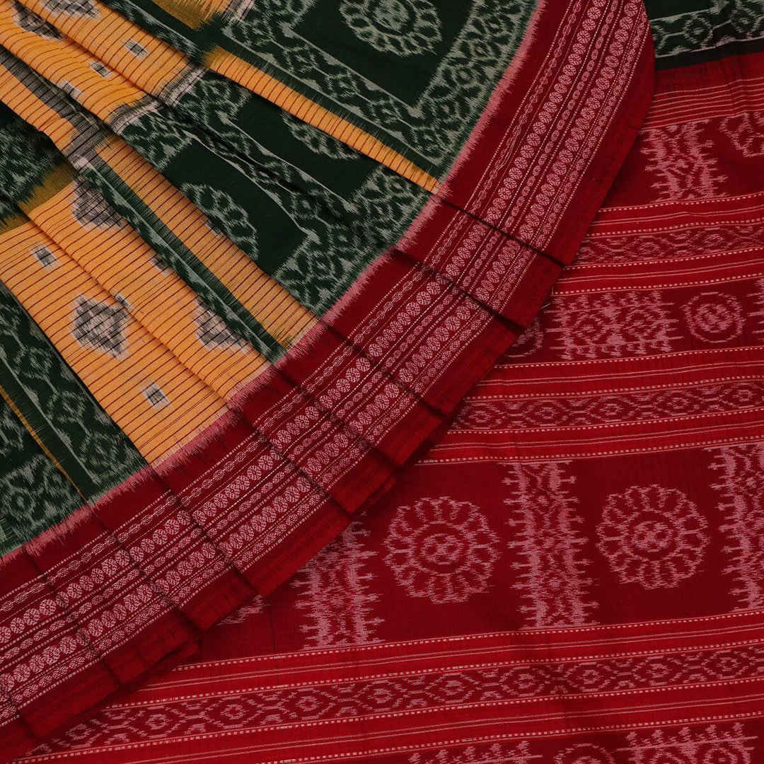 Handloom Sambalpuri Cotton Ikkat Saree Handloom Saree_Cotton Priyadarshini Handloom