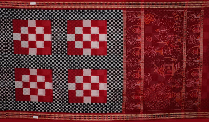 Handloom Sambalpuri Cotton Ikkat Saree Handloom Saree_Cotton Priyadarshini Handloom