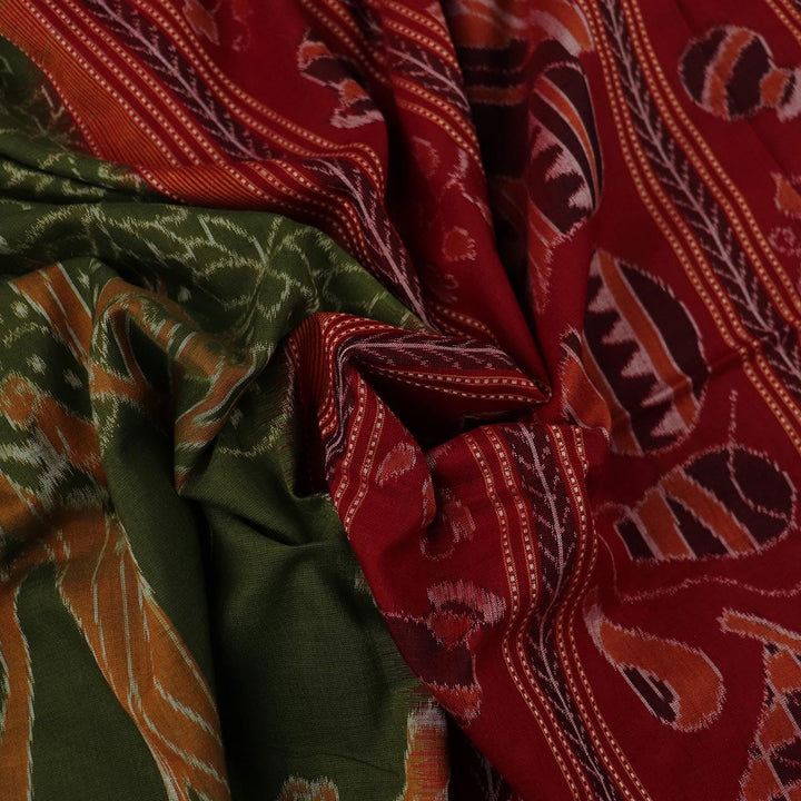 Handloom Sambalpuri Cotton Ikkat Saree Handloom Saree_Cotton Priyadarshini Handloom