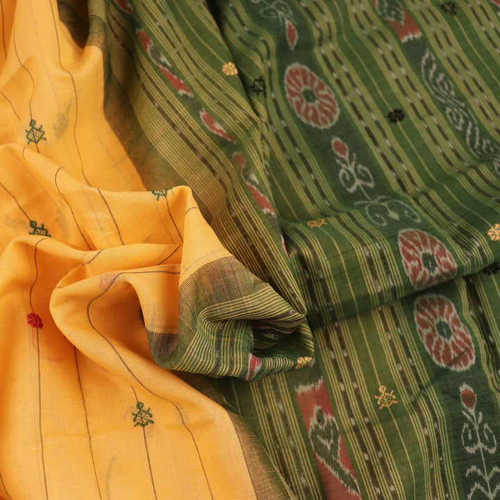 Handloom Sambalpuri Cotton Ikkat Saree Handloom Saree_Cotton Priyadarshini Handloom