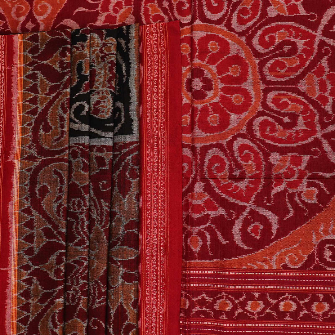 Handloom Sambalpuri Cotton Ikkat Saree Handloom Saree_Cotton Priyadarshini Handloom 