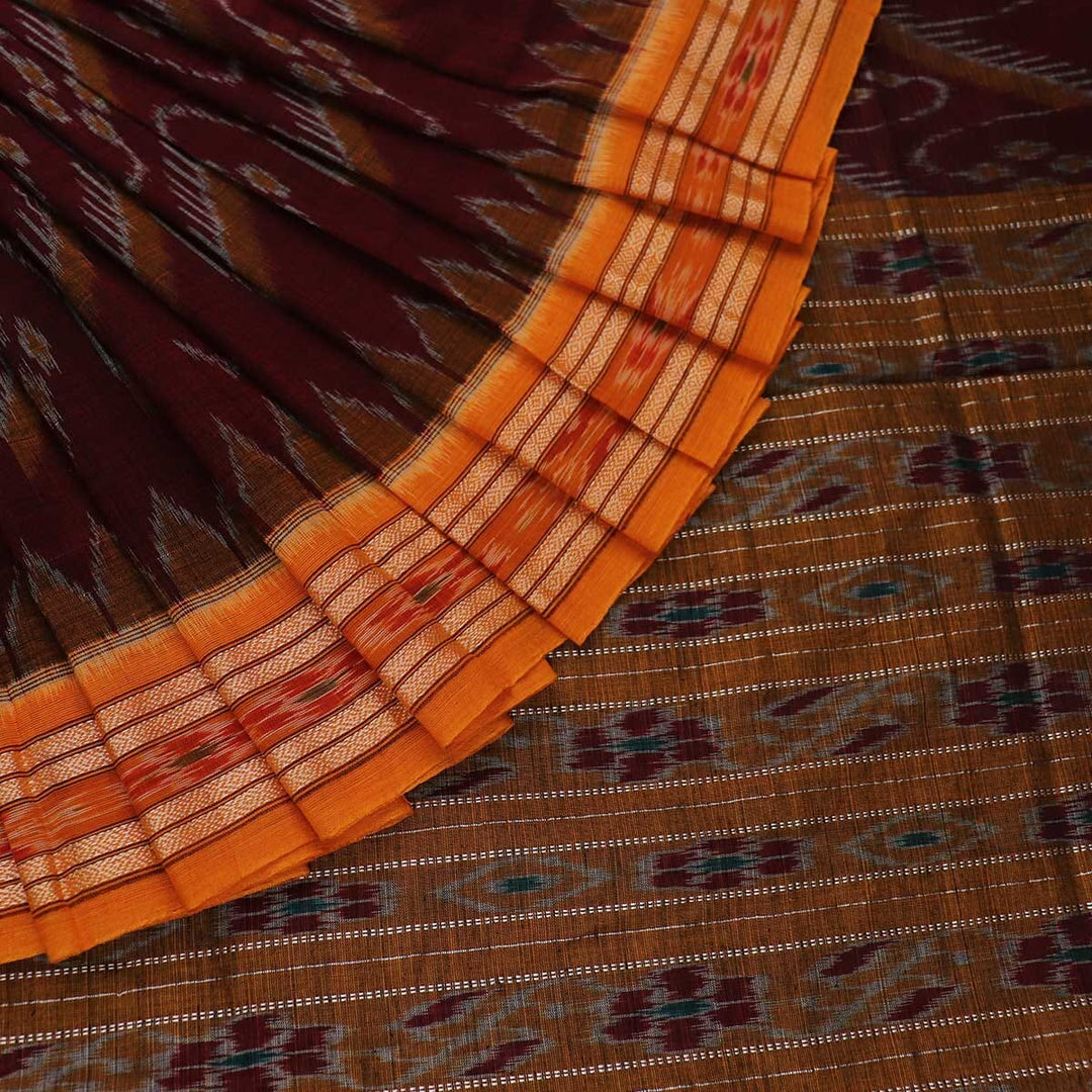 Handloom Sambalpuri Cotton Ikkat Saree Handloom Saree_Cotton Priyadarshini Handloom